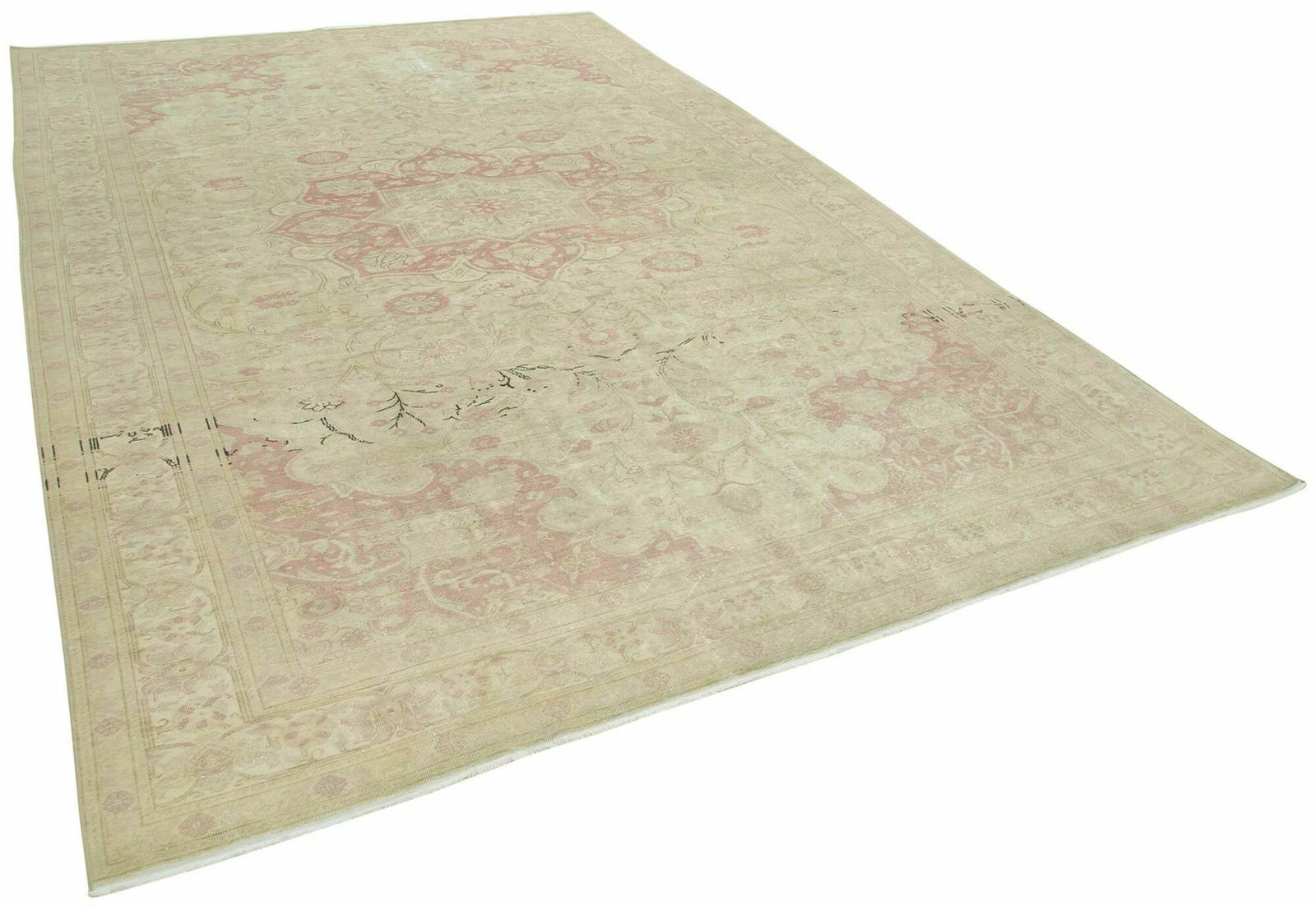 8x12 Beige Vintage Rug   38028 photo furniture