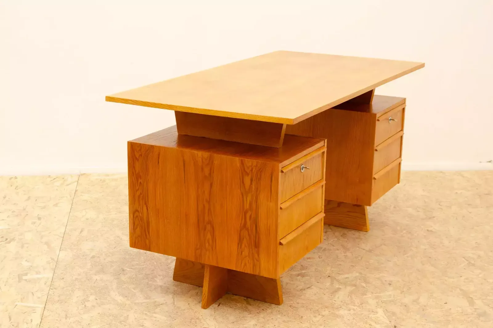 Fully Renovated Czechoslovak Huge Writing Desk, 1970´S, Central Europe photo 1253.0