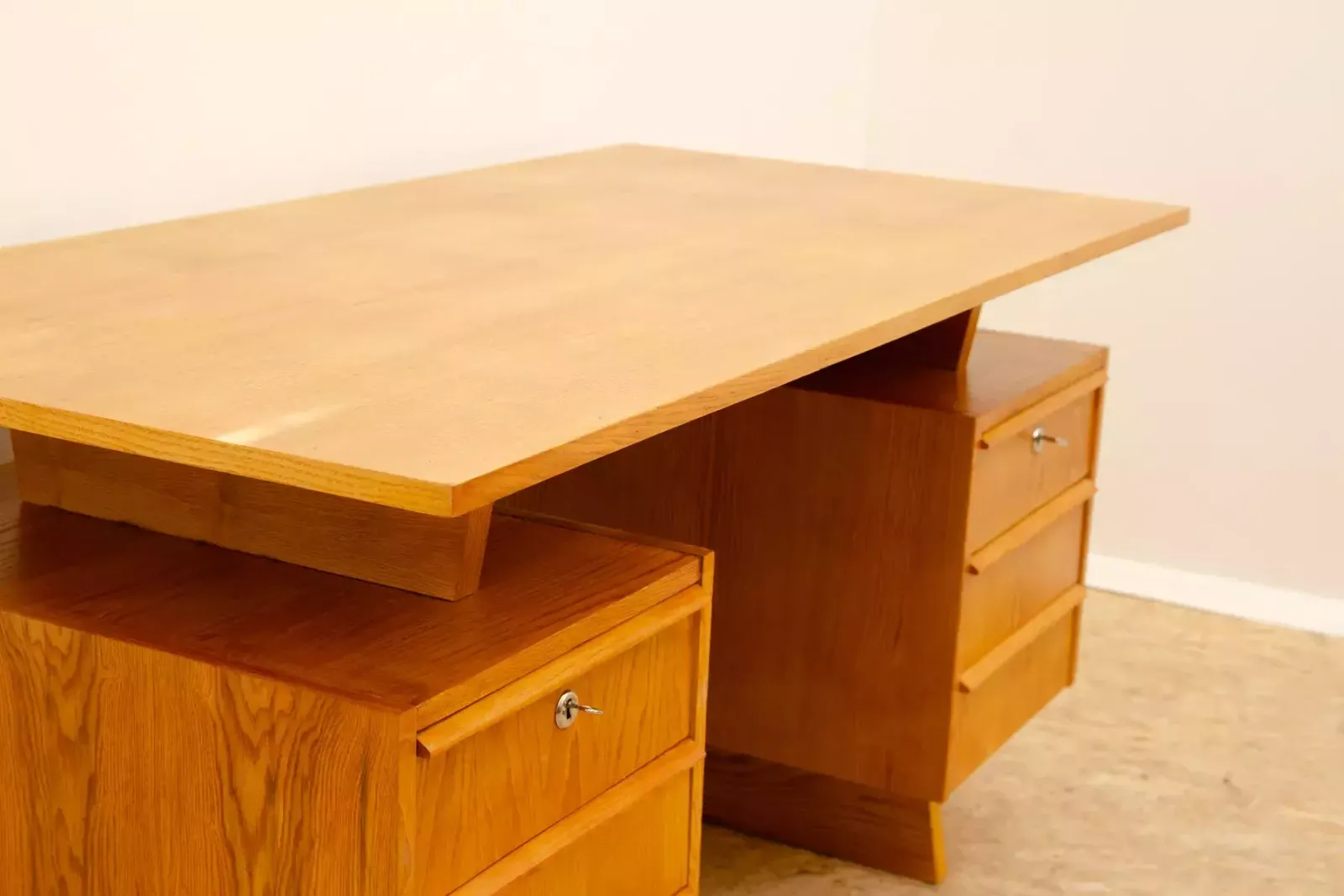 Fully Renovated Czechoslovak Huge Writing Desk, 1970´S, Central Europe photo buy
