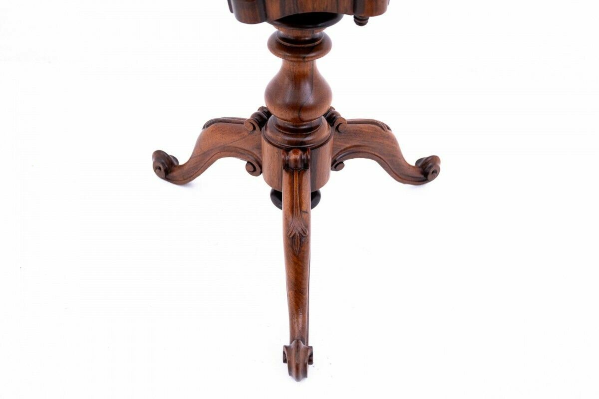 photo furniture Inlaid Table, France, Circa 1880. After Renovation.