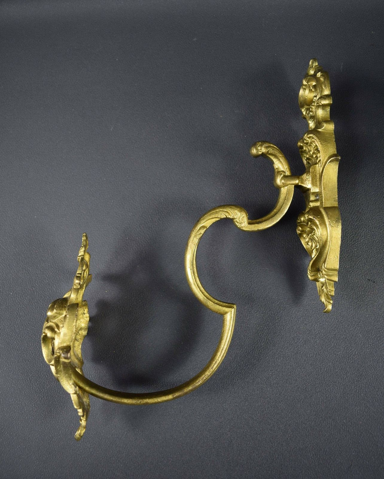 French Antique Set Of 4 Large Louis XV Style Tiebacks Holdbacks 19th photo Art
