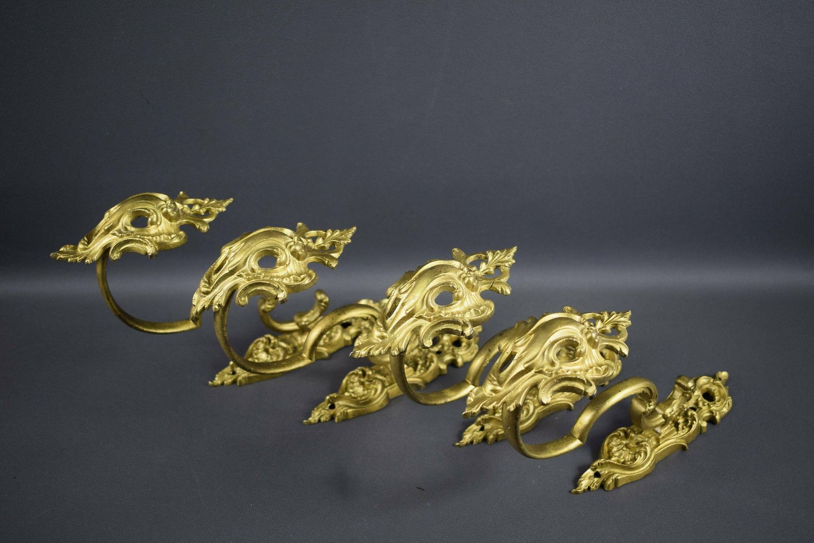 photo furniture French Antique Set Of 4 Large Louis XV Style Tiebacks Holdbacks 19th