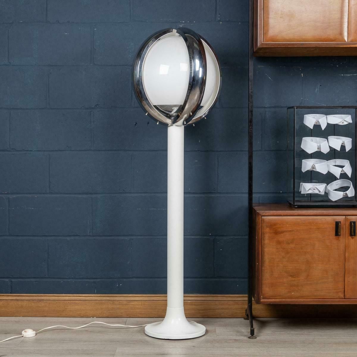 A 20th Century Italian "Space Age" Floor Lamp With Hand Blown Venetian Glass photo buy