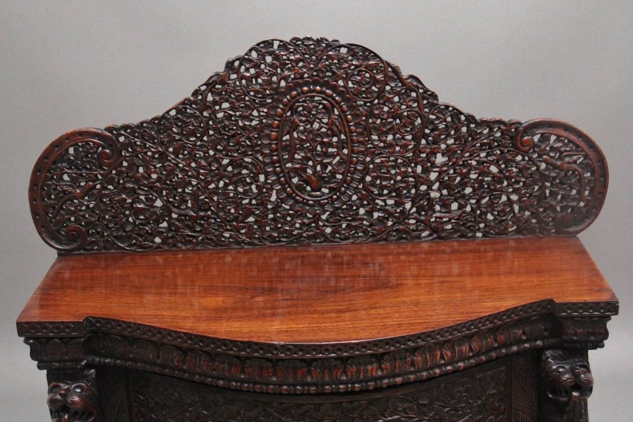 A Superb Quality 19th Century Anglo Indian Cabinet photo Furniture