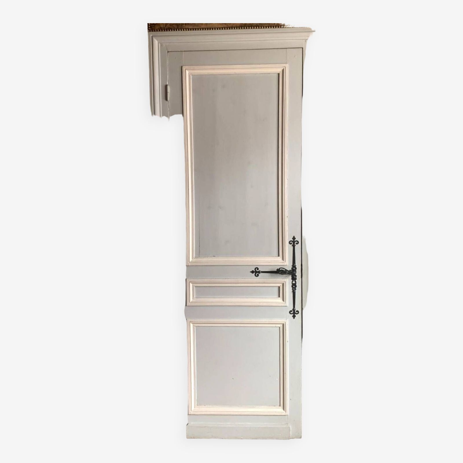 photo for sale Double Sided Passage Door In 20th Century Patinated Fir