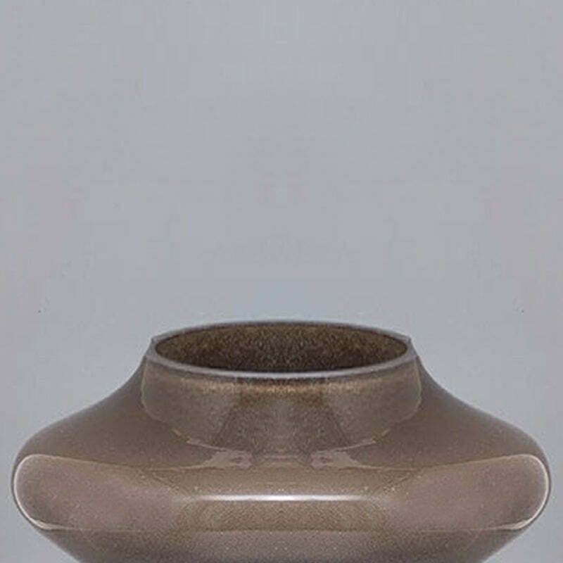 1970s Gorgeous Beige Vase In Murano Glass By Dogi. Made In Italy photo 304.0