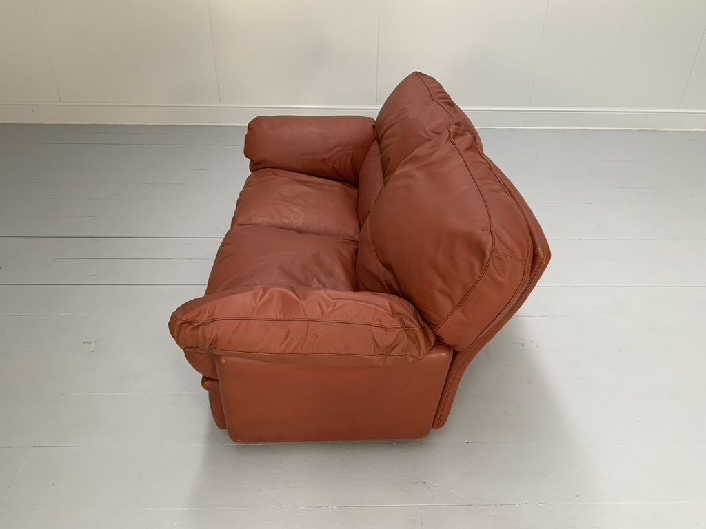 photo for sale Poltrona Frau “Poppy” 2 Seat Sofa & Armchair – In Buffalo Leather