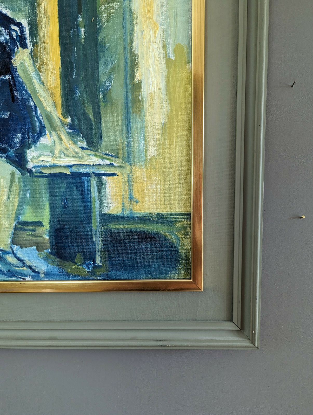 Comfort Oil Painting, 2000s, Contemporary photo buy