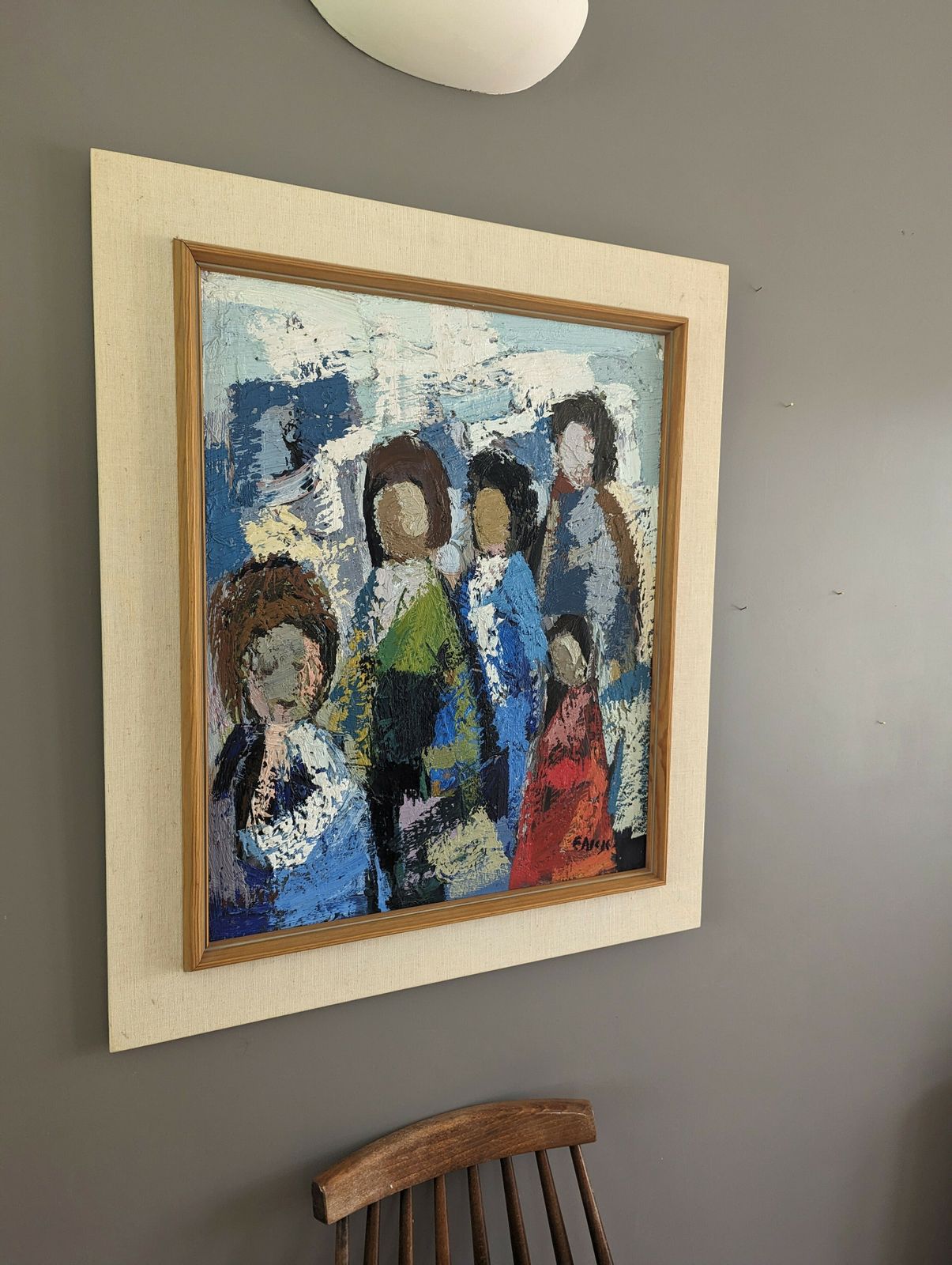 All At Once Oil Painting, Modernist photo buy