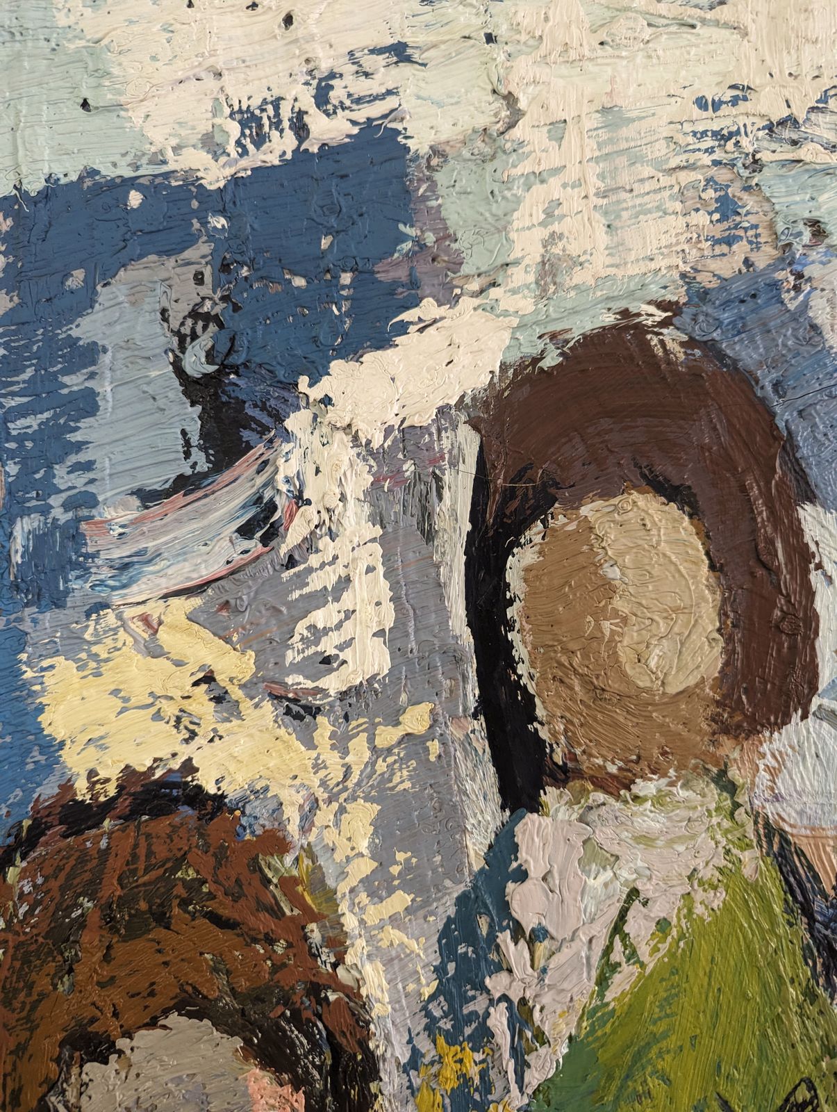 photo buy All At Once Oil Painting, Modernist