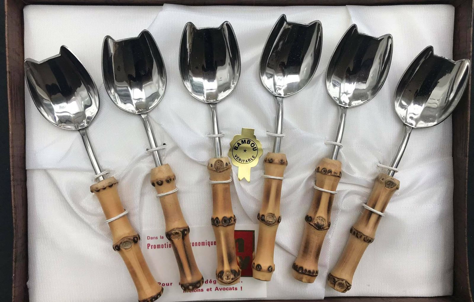 Avocado Lepels · Meloenenlepels · Ijslepels · Bamboesteel · Vintage Baraccessoires · Boho Tiki Bar · Fruitlepels · Millennial Cadeau · Bohemian Cadeau