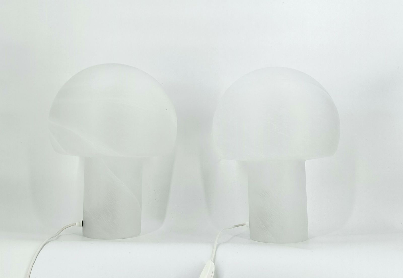 photo furniture Pair Of Mushroom Table Lamps By Peil And Putzler, 1970s