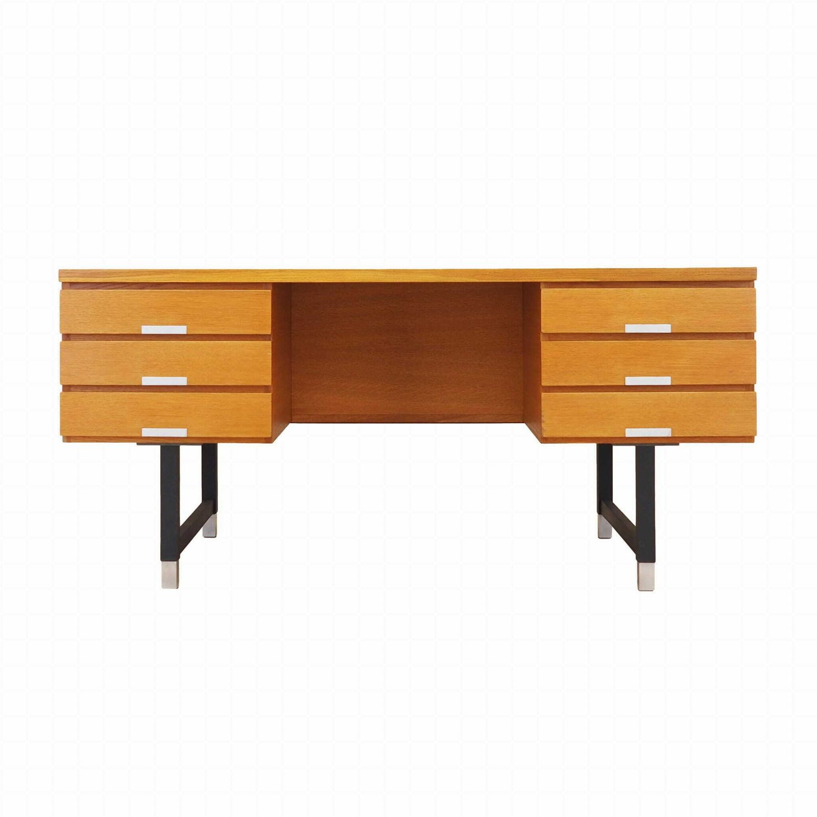 Bureau In Es, Deens Design, Jaren 1970, Fabrikant: Eigil Petersens Møbelfabrik