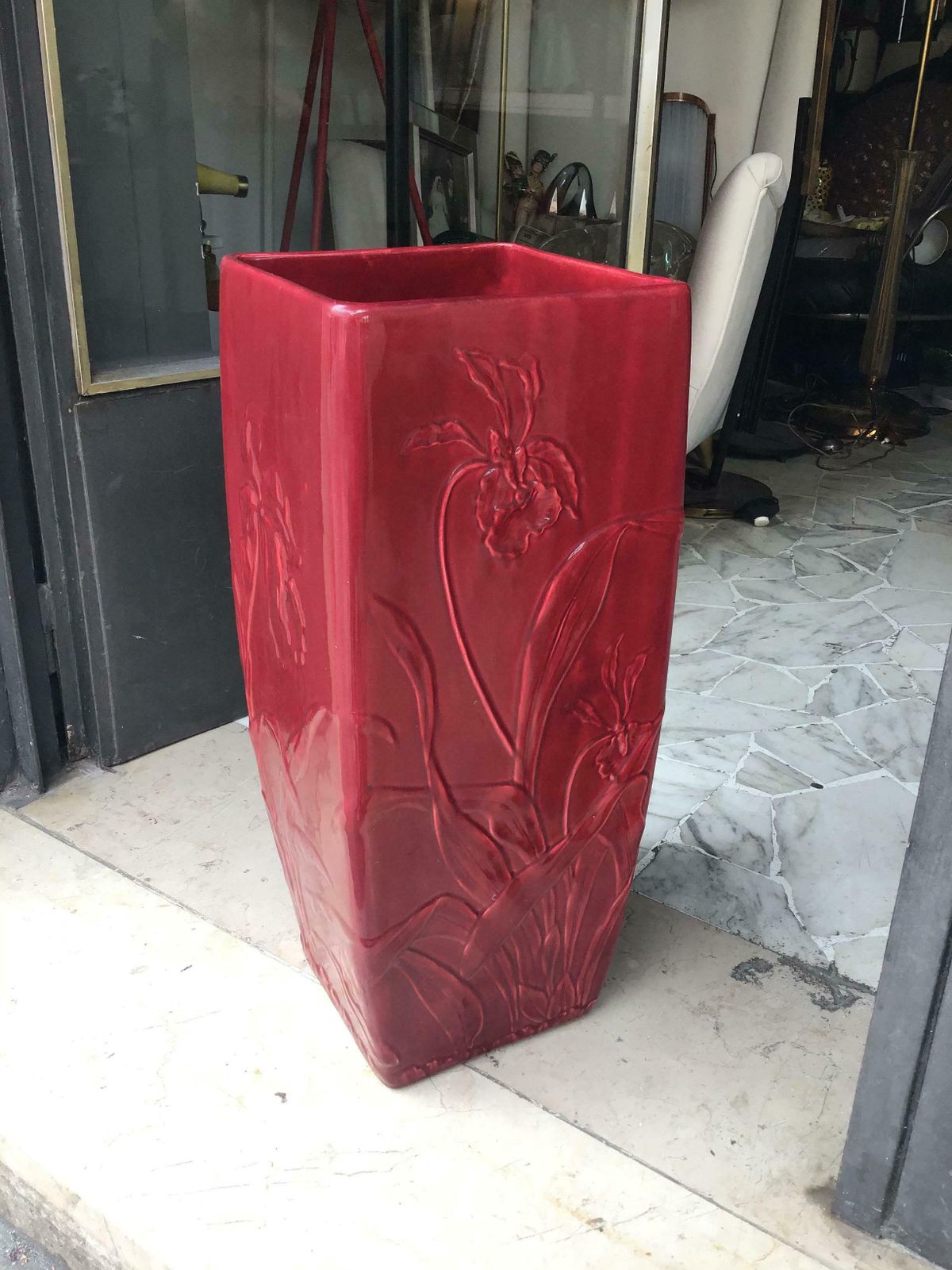 Guido Andlovitz Vase Portaombrelli Ceramica 1930 Italy photo furniture