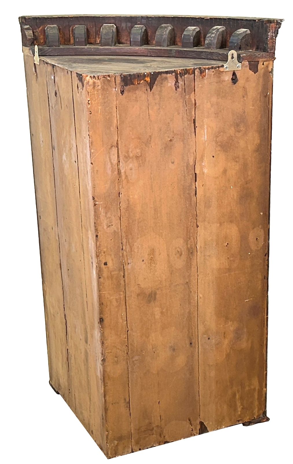 18th Century Mahogany Bow Corner Cupboard (England, Circa 1780) photo furniture