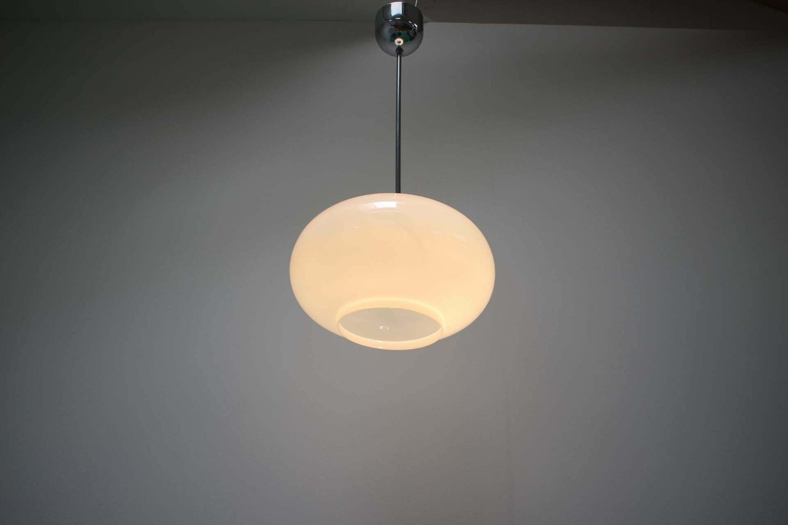 photo furniture Mid Century Chandelier By Valasske Mezirici, 1970's