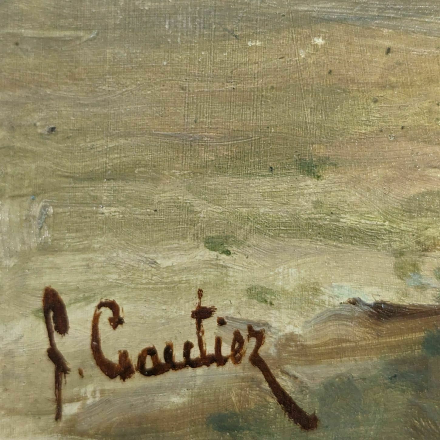 Landscape By François Gautier (1842 1917) photo 834.0