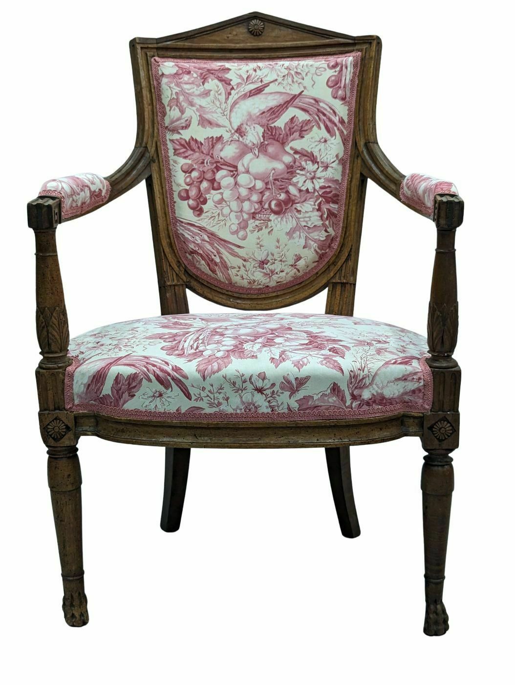 Set Of 4 Walnut Armchairs From The Directory Period photo Furniture