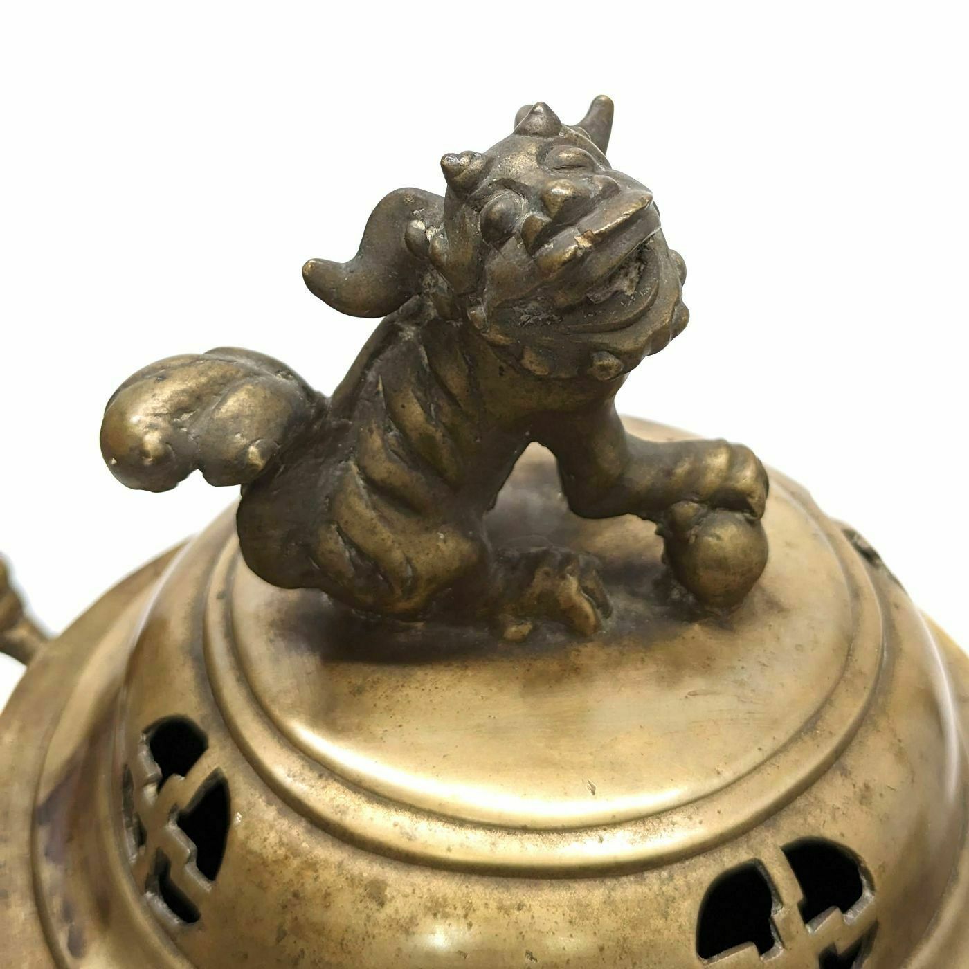Chinese Bronze Incense Burner 19th Century photo vinterior