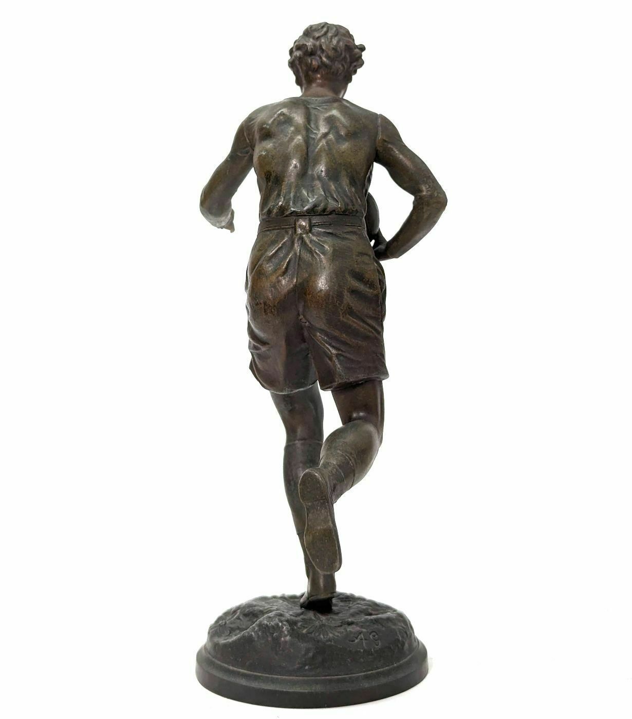 Regulates Sporty Young Man With Oval Ball 1930s photo Home Decor