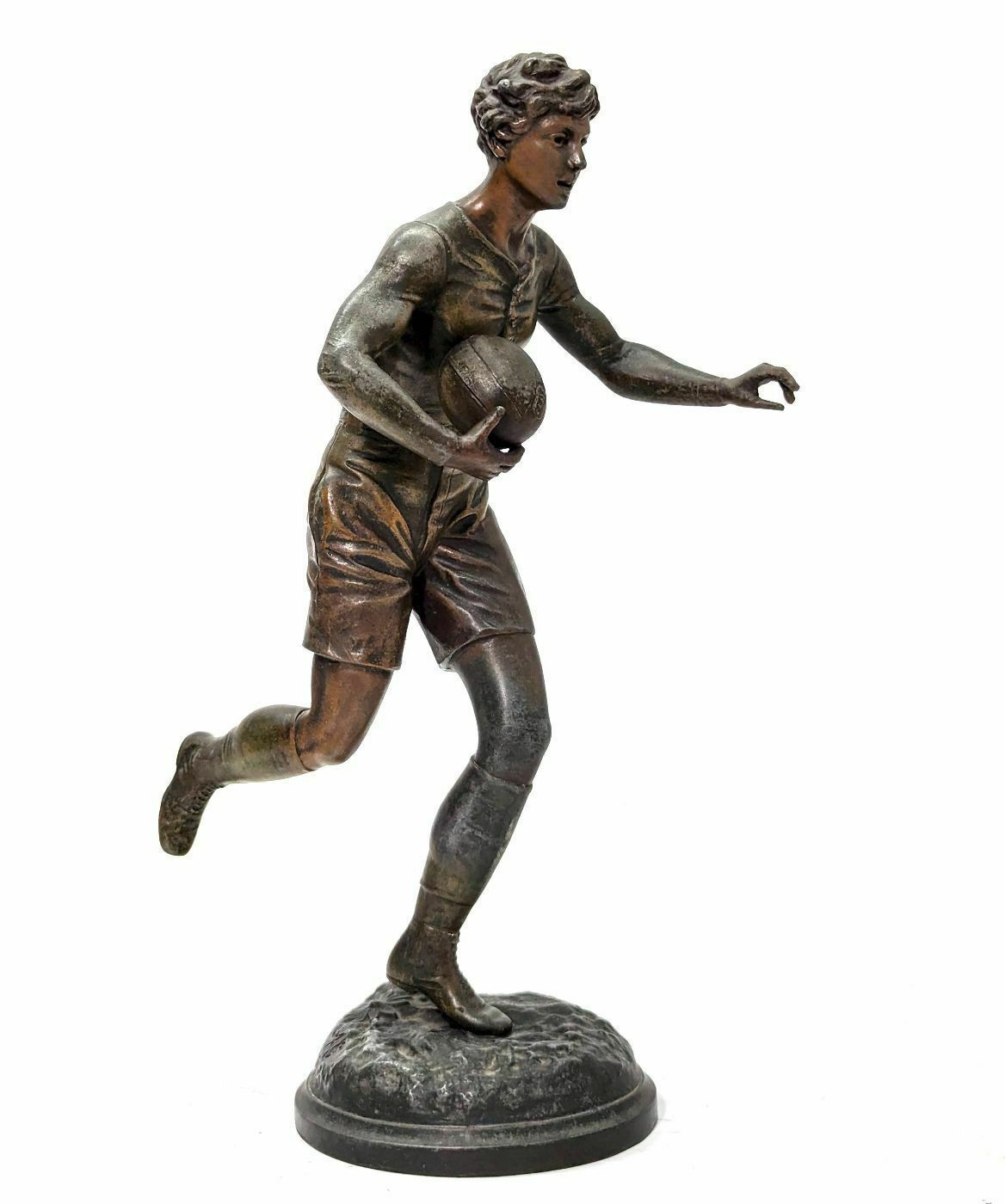 Regulates Sporty Young Man With Oval Ball 1930s photo vinterior