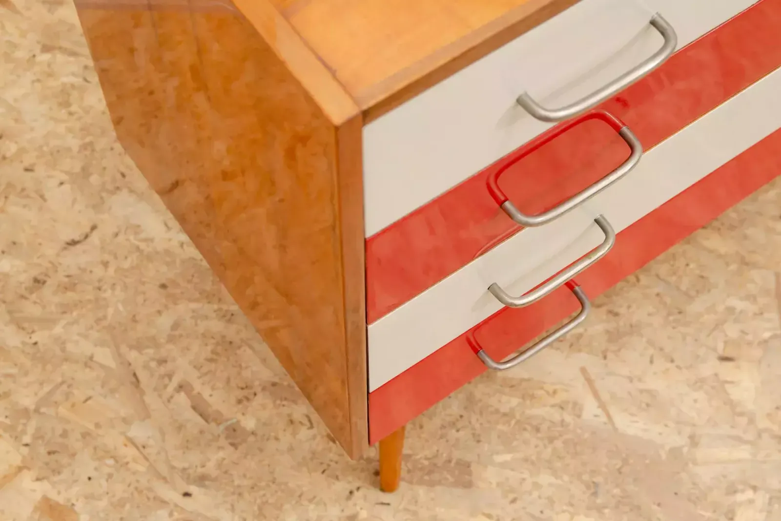 Furniture Mid Century Eastern Bloc Vintage Chest Of Drawers, 1970´S, Czechoslovakia photo