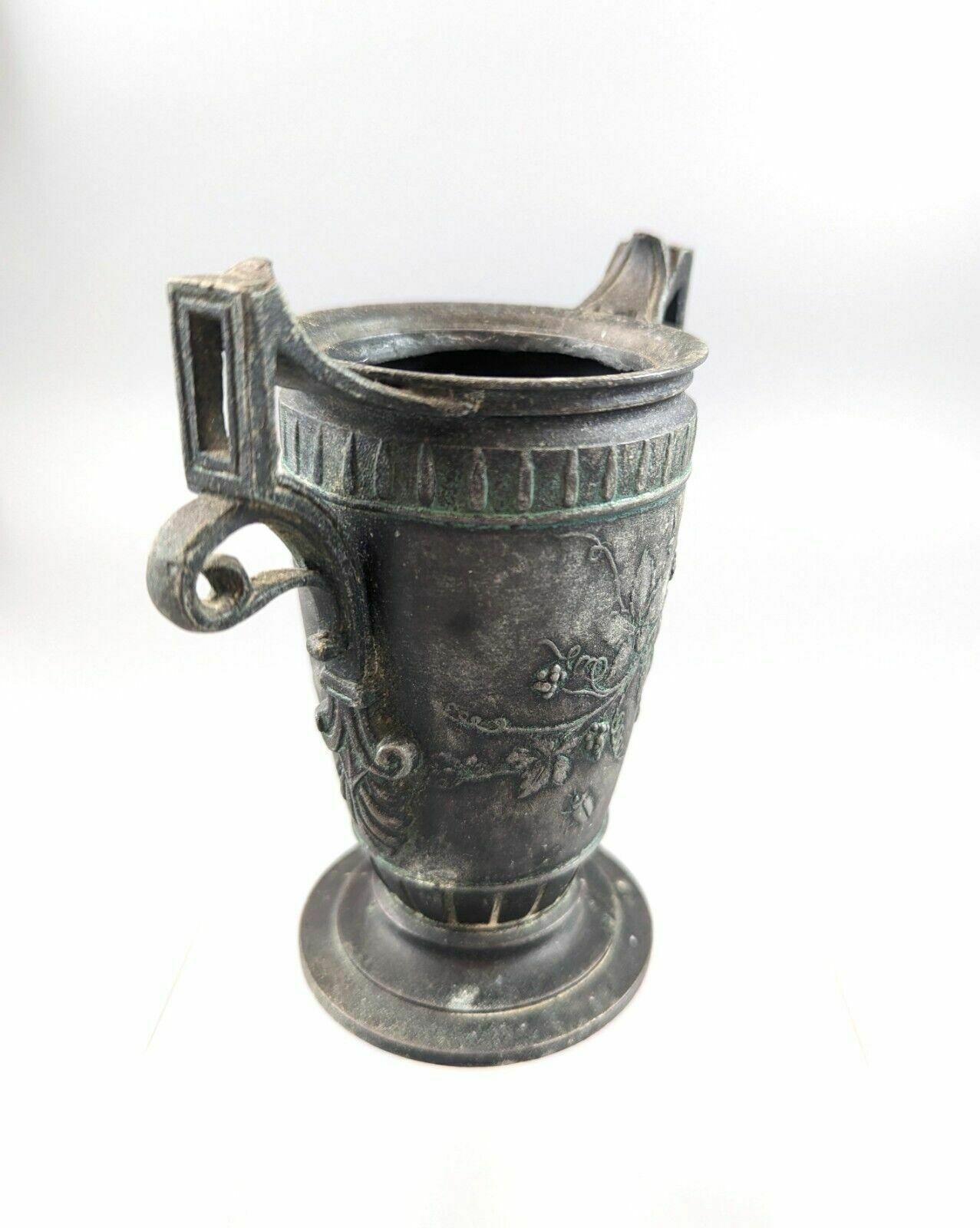 A Classical Greek Style Pewter Amphora Jules Brateau, Circa 1900. photo vintage