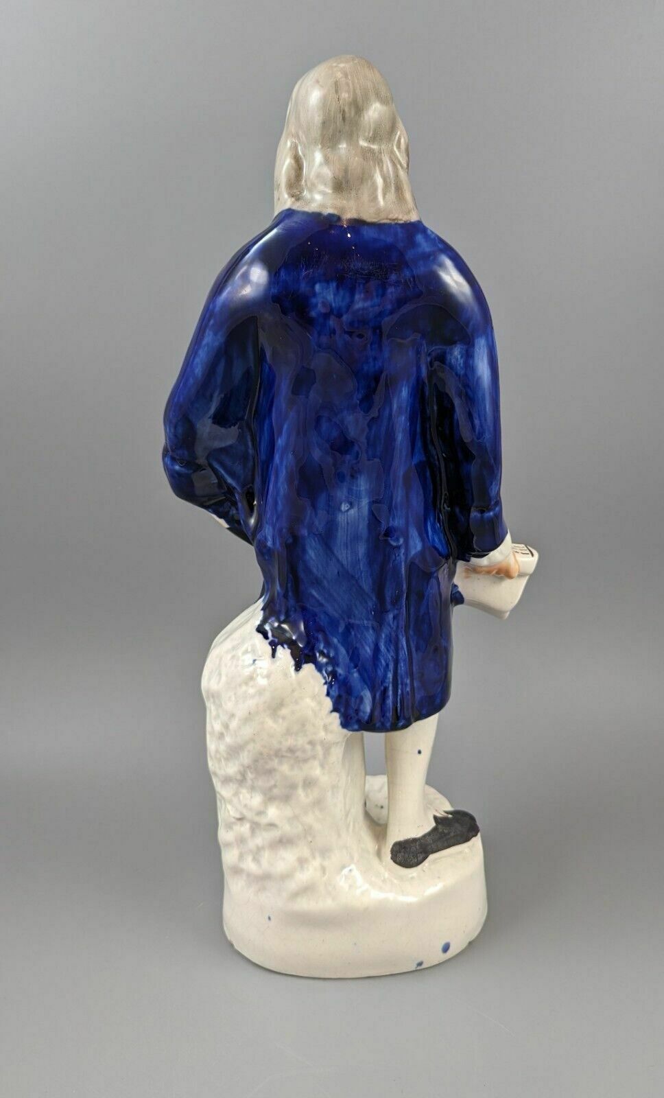 Rare Staffordshire Figure Of Benjamin Franklin Named Washington,Circa1860. photo vinterior