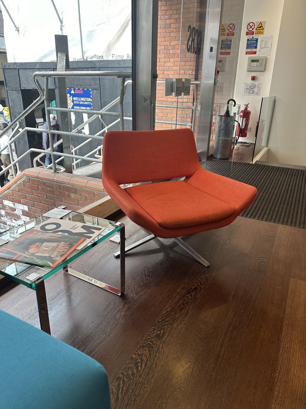 Stunning Jeffrey Burnett Bb Italia Metropolitan Chair In Burnt Orange Set Of 3 photo for sale