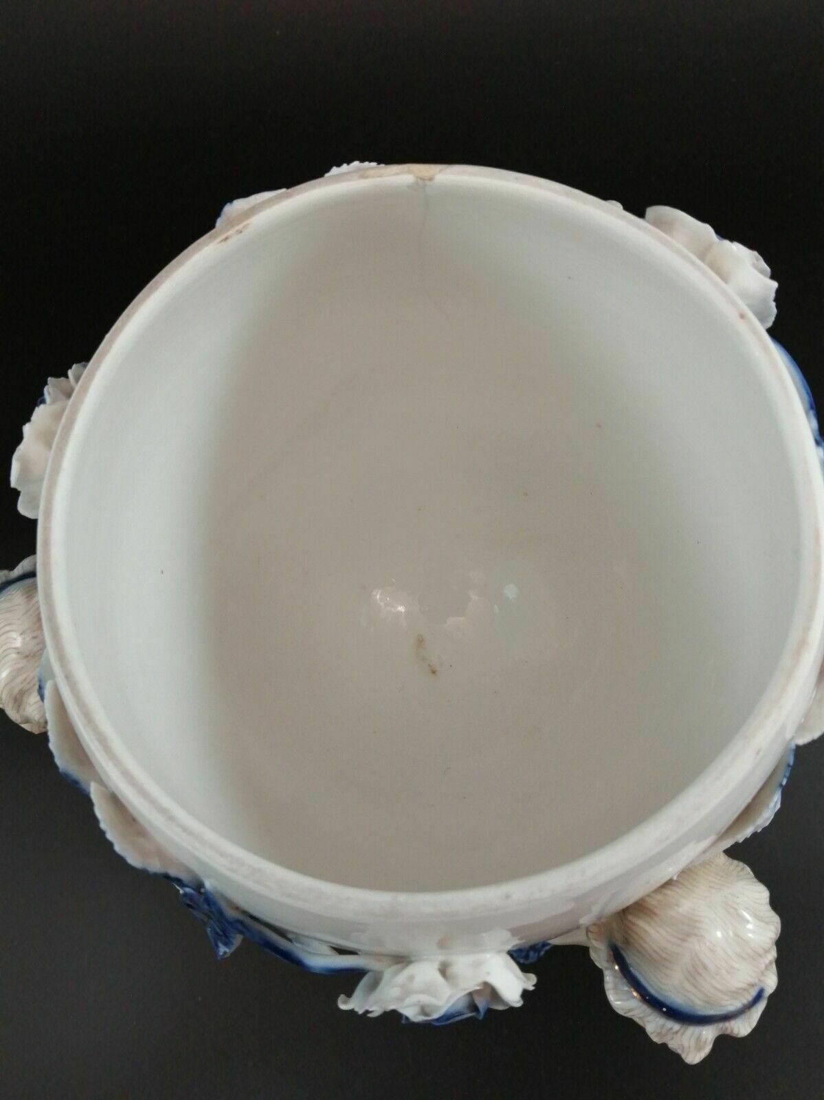Home Decor Antique Sitzendorf Porcelain Vase, Late 19th Century photo