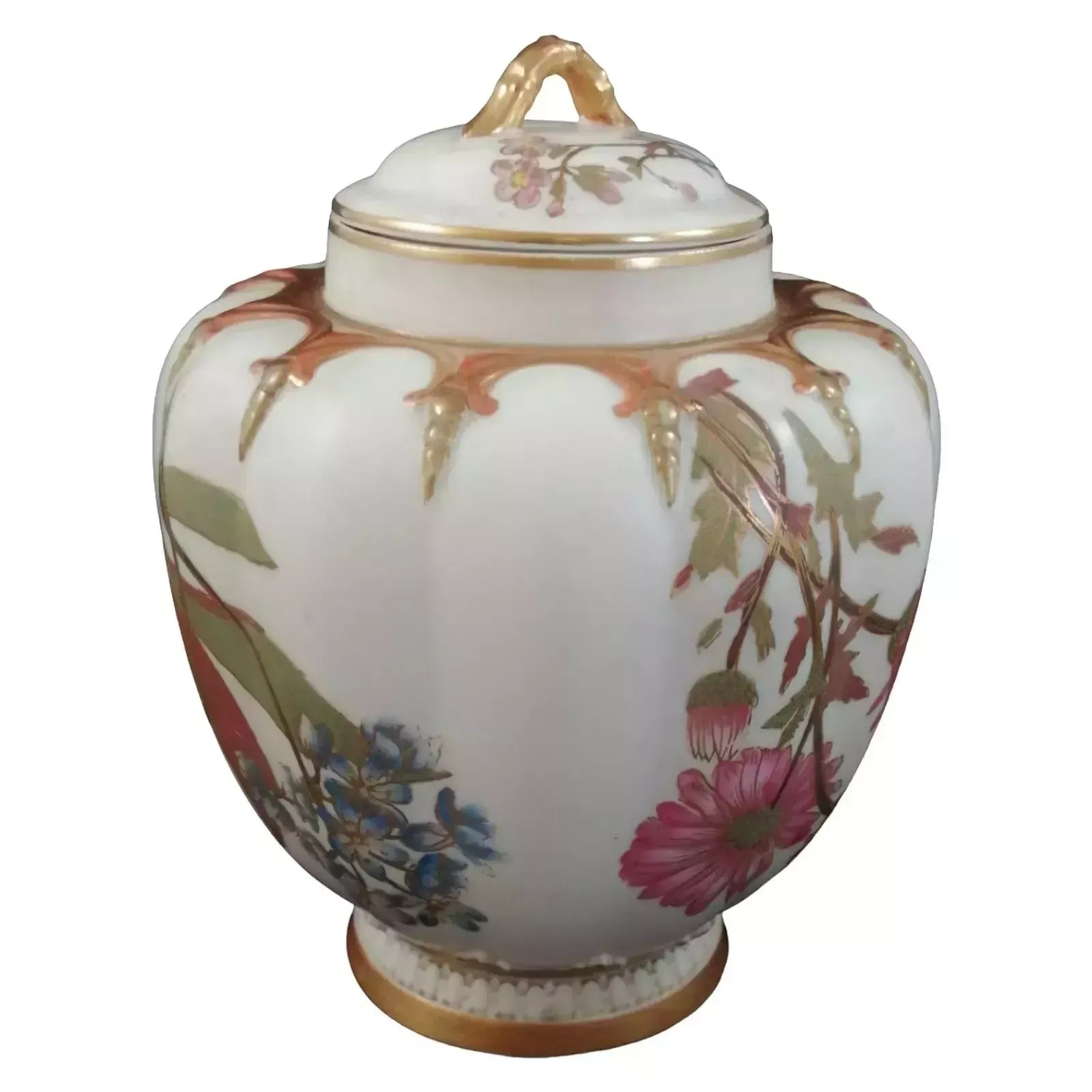 Home Decor A Royal Worcester Jar And Cover For Stonier & Co., Liverpool, The Stuart ,1889 photo