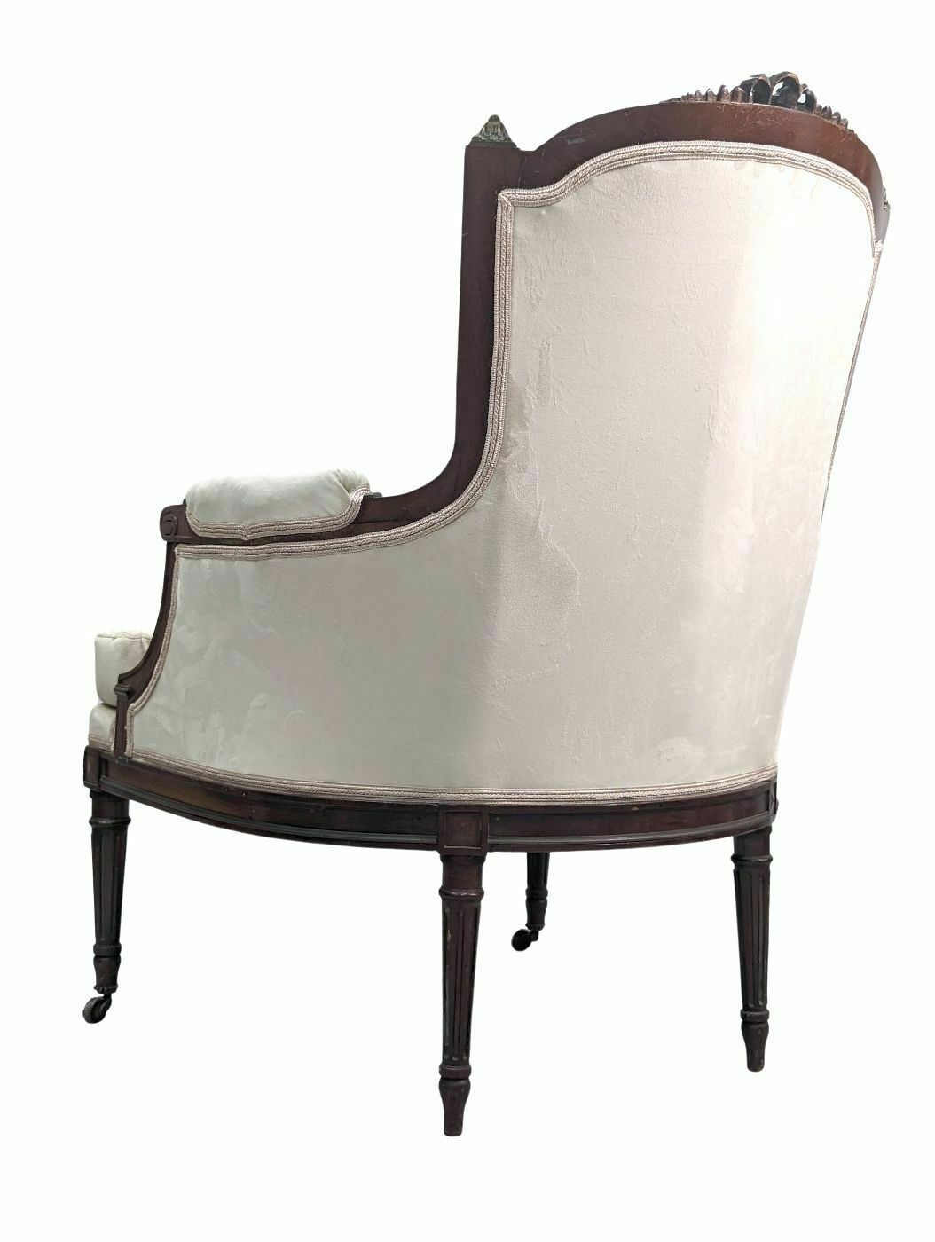 Louis XVI Style Armchairs In 19th Century Mahogany (Fake Pair) photo 2074.0