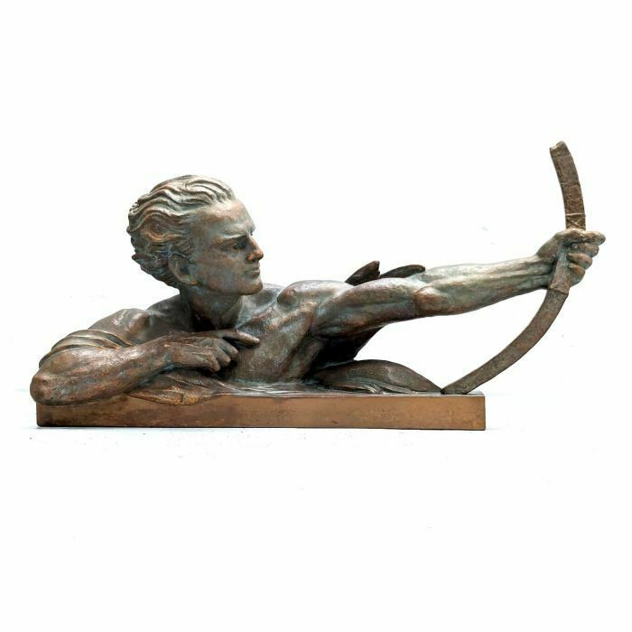 Man With Bow Italian Terracotta Cipriani Art Deco photo furniture