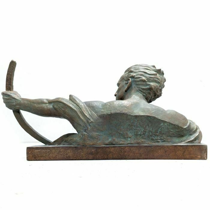 Man With Bow Italian Terracotta Cipriani Art Deco photo Art