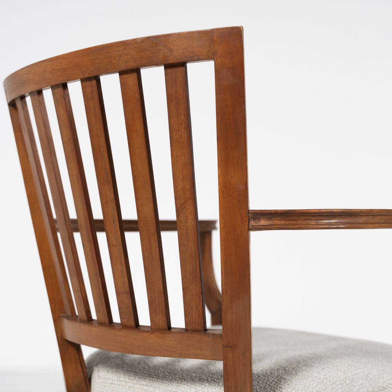Pair Of Wooden And Fabric Armchairs, 1960s – New Upholstery photo furniture