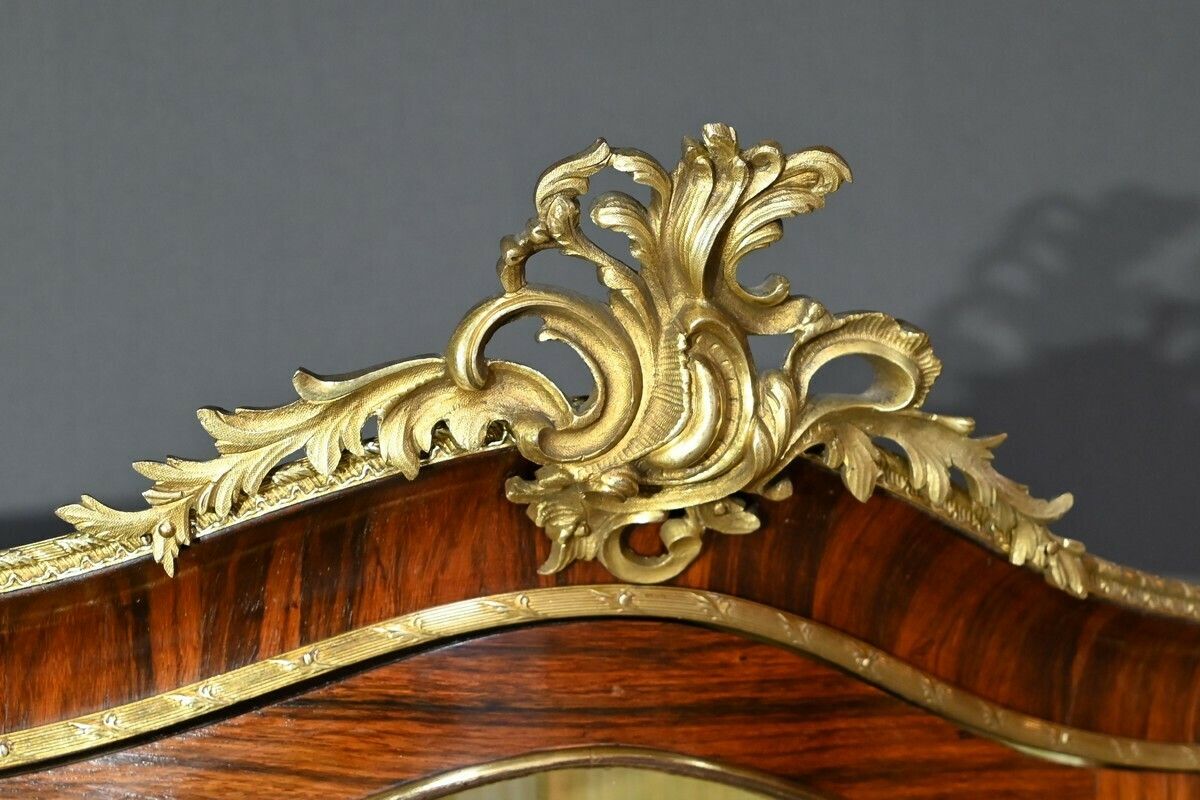 Rosewood Showcase Furniture, Napoleon III Period, Louis XV/Louis XVI Style – Mid 19th Century photo buy