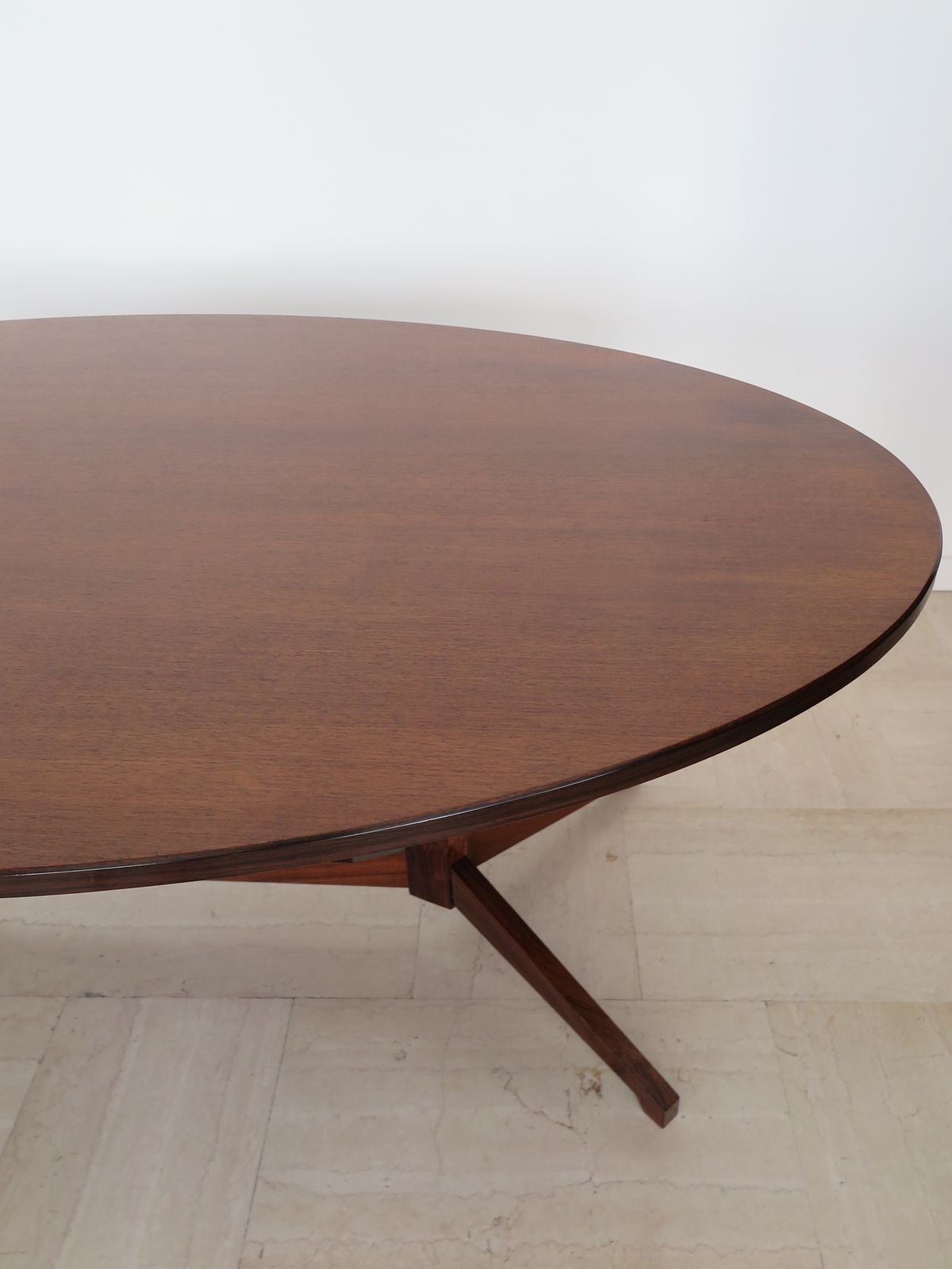 7500.0 Franco Albini For Poggi Italian Walnut Dining Table Model Tl22, 1950s photo