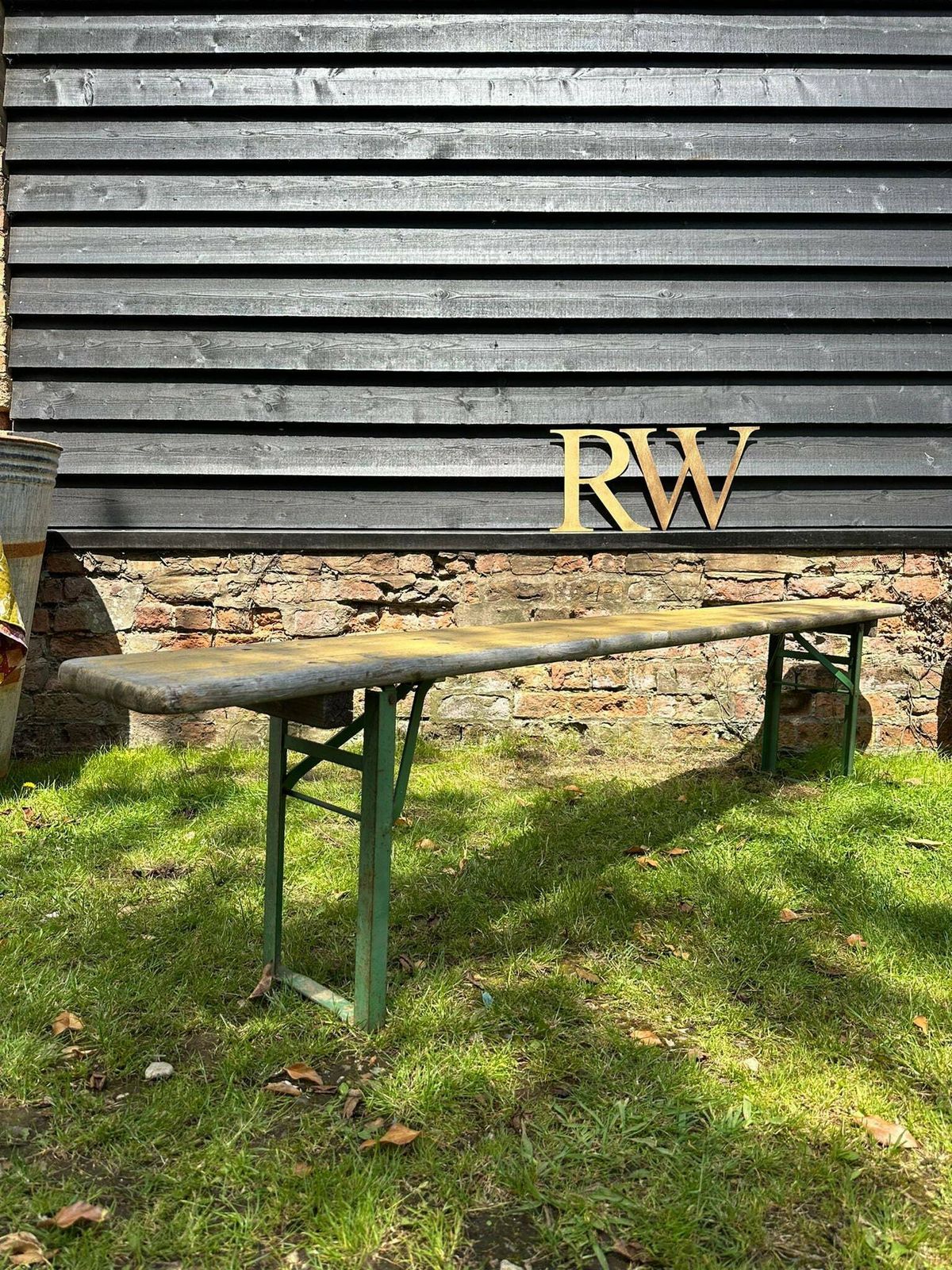 Beer Festival Fold Up Bench / Picnic Bench / Hallway Seating Garden Furniture (4 photo Furniture