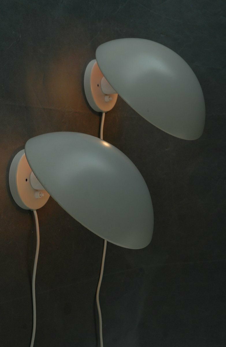 Maxi Ph Hat Wall Lamps By Poul Henningsen For Louis Poulsen, 1970s, Set Of 2 photo furniture