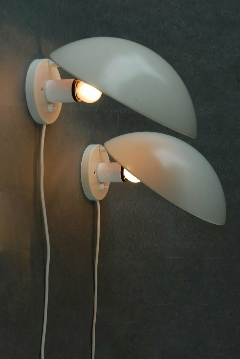 Maxi Ph Hat Wall Lamps By Poul Henningsen For Louis Poulsen, 1970s, Set Of 2 photo 695.0