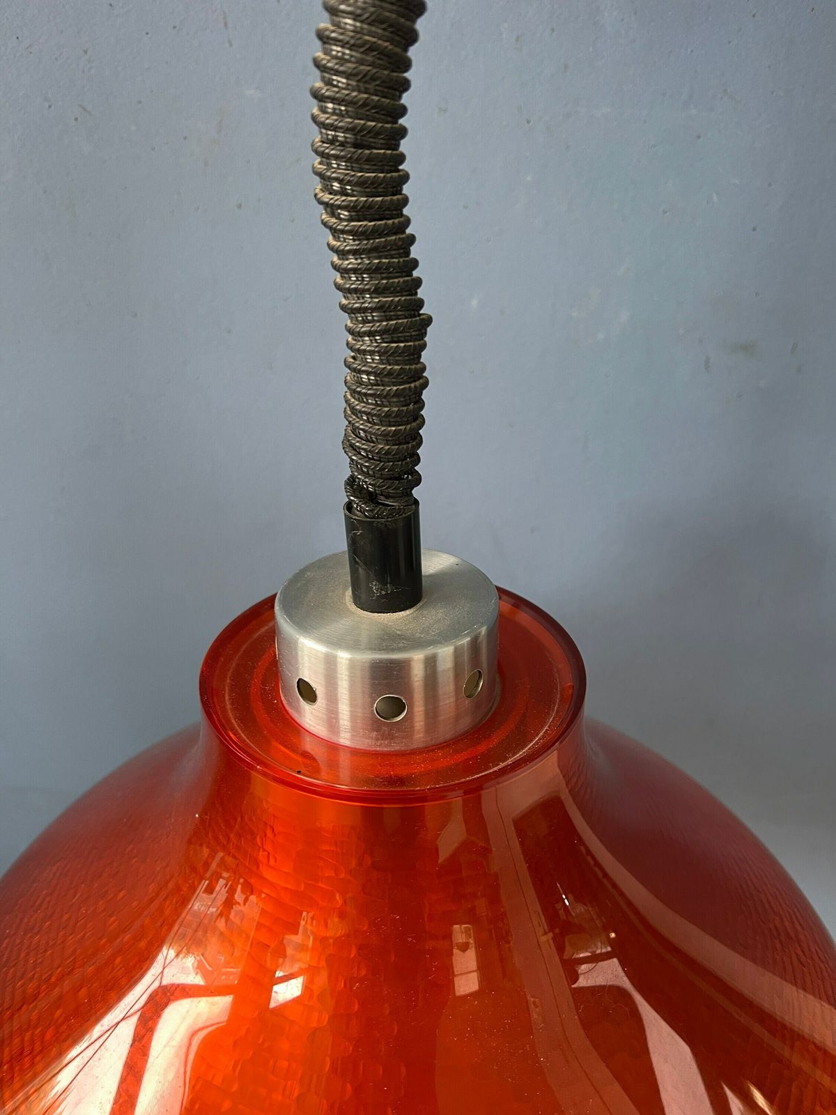 Mid Century Ufo Plexiglas Space Age Hanglamp photo vintage