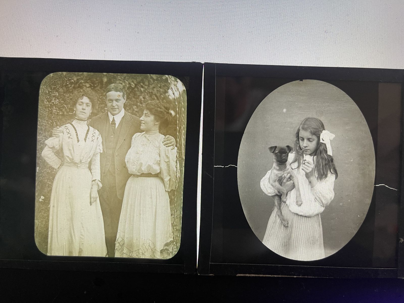 photo vintage Early 20th Century Selection Of Victorian Life 111 Lantern Slides