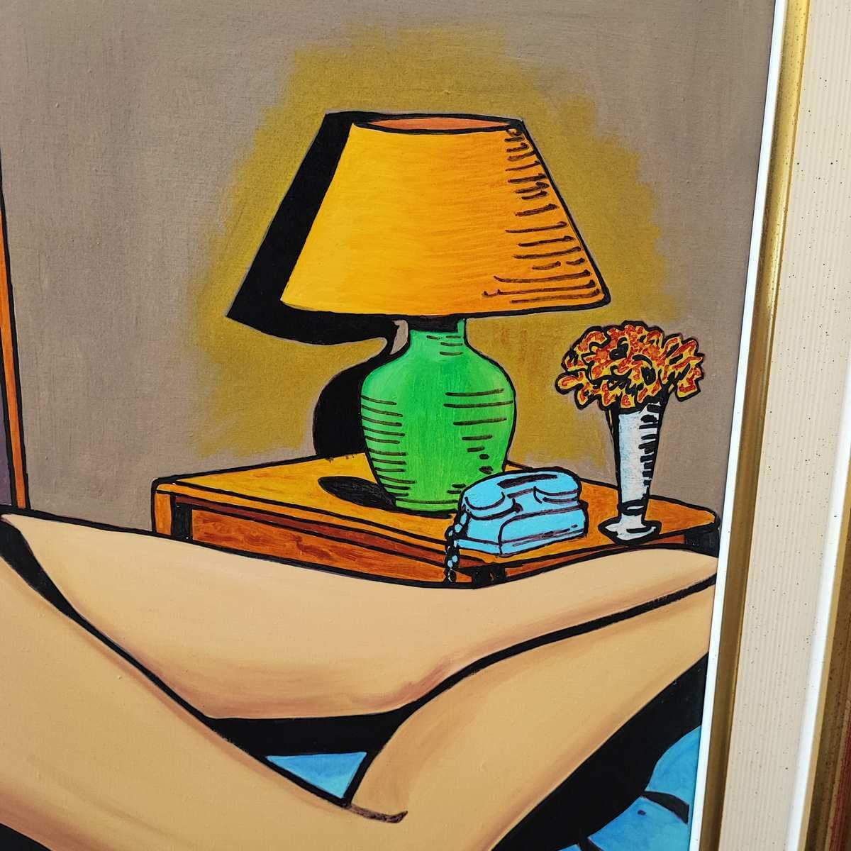Acrylic Painting On Canvas Max Hamlet, The Heartbroken Lover Year 1991 photo 3175.0