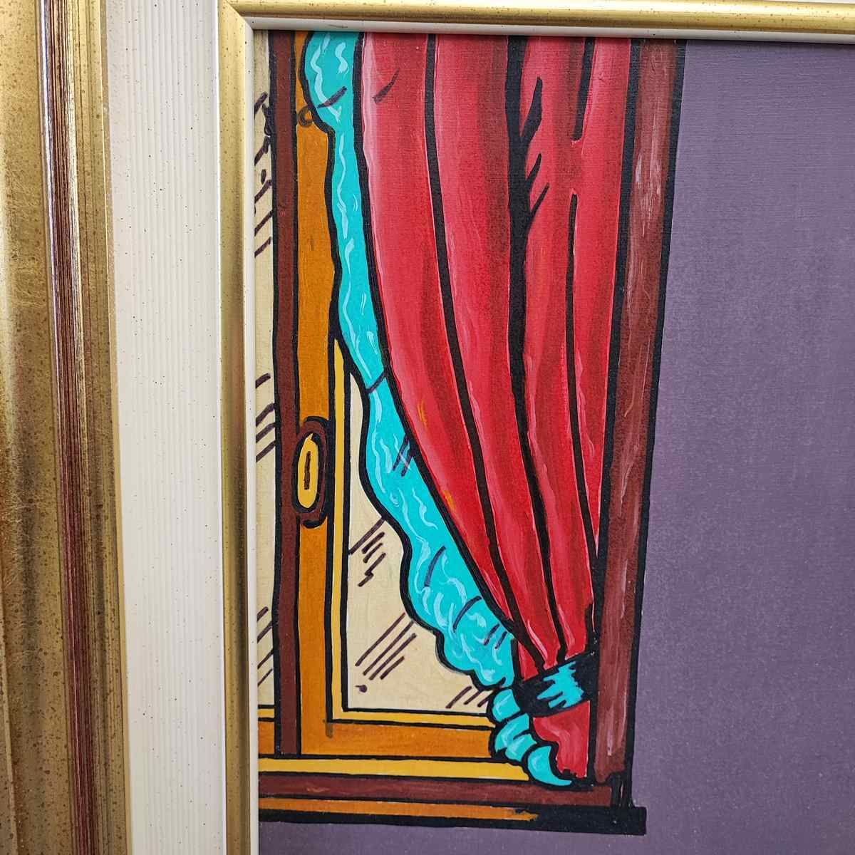 photo furniture Acrylic Painting On Canvas Max Hamlet, The Heartbroken Lover Year 1991