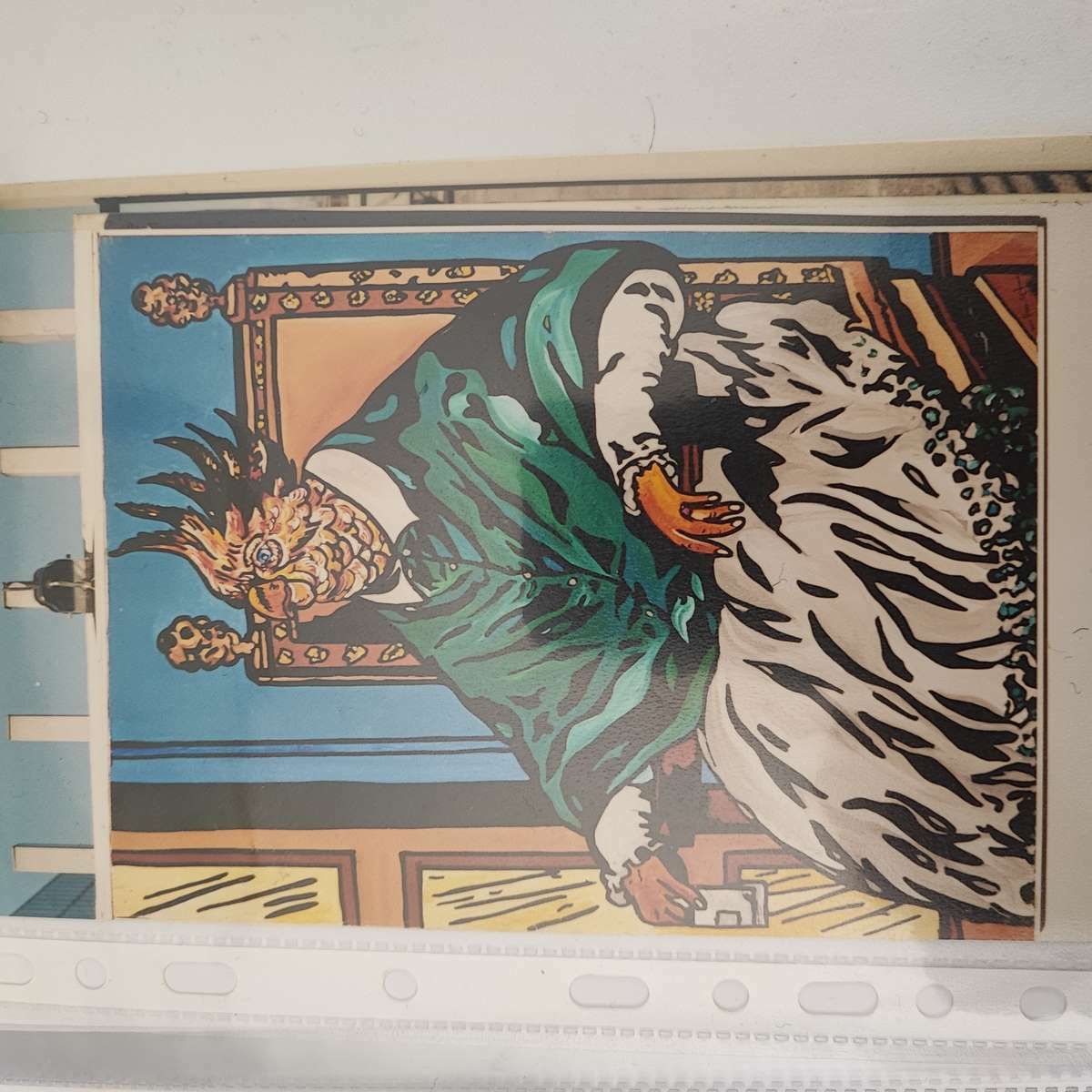 photo vinterior Acrylic Painting On Canvas On Canvas Max Hamlet, Innocent Tenth Sail" Annp 1987 Tribute To Francis Bacon