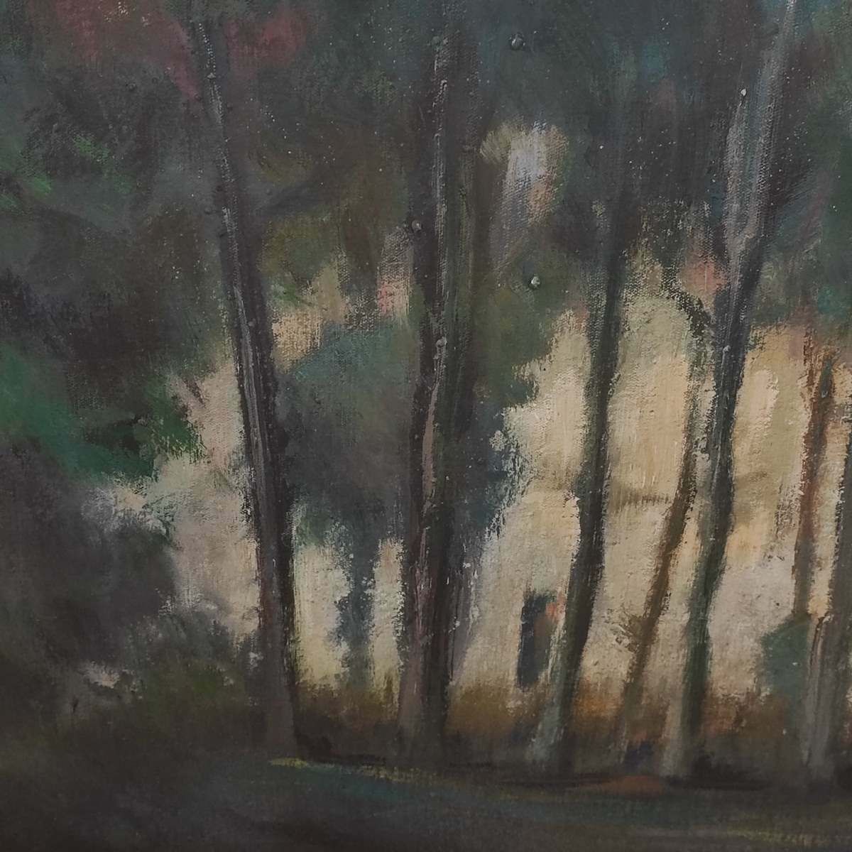 Work By Domenico Purified Oil On Canvas 1967 photo Art