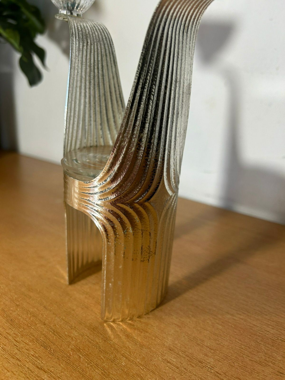 Vintage, #1 Rare, Wmf, Silver Plated, Modernist, Candlestick With 3 Glass Candleholders, Germany, Collectible photo for sale