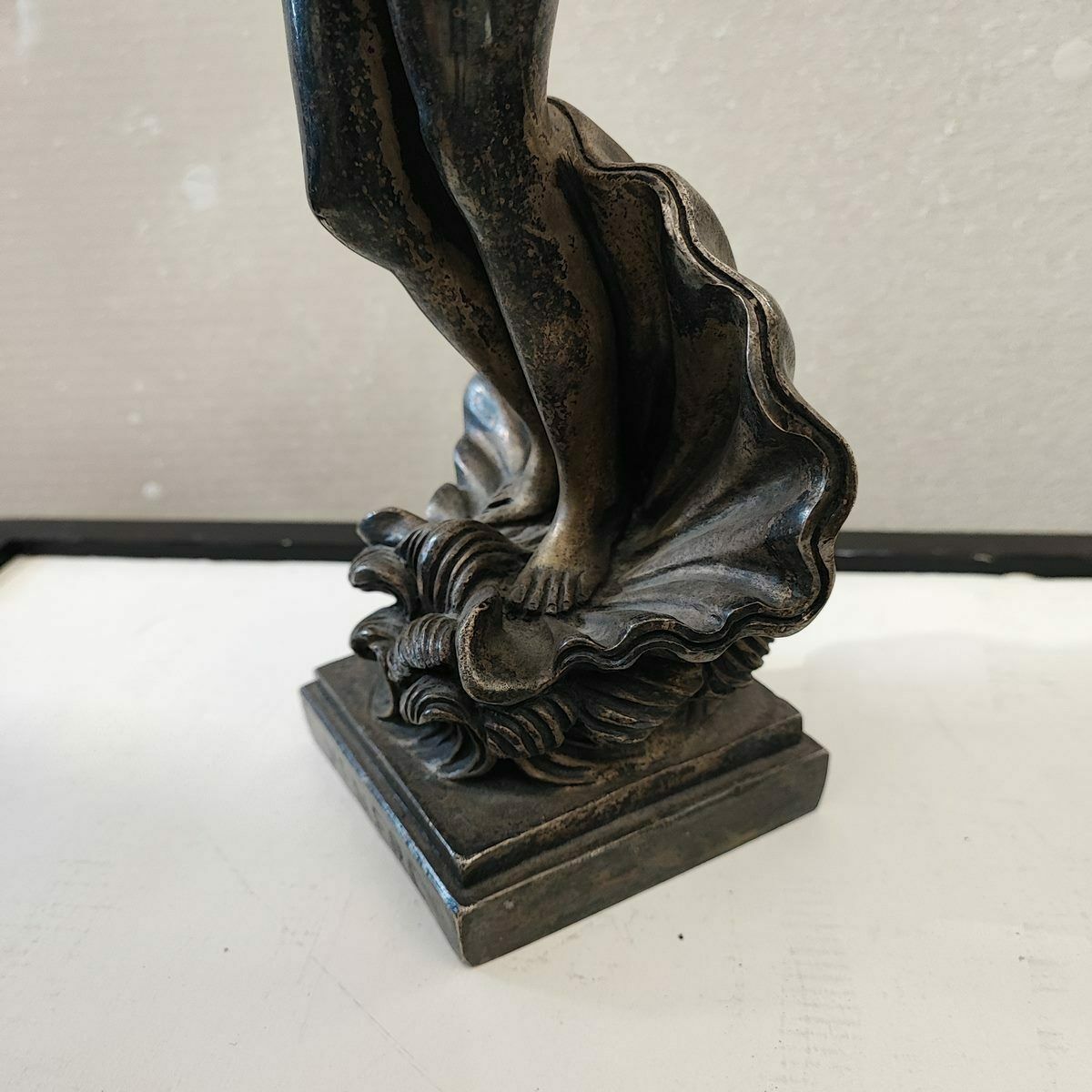 Silver Plated Bronze Sculpture Max Hamlet, Venus By Botticelli Year 1992 photo Art
