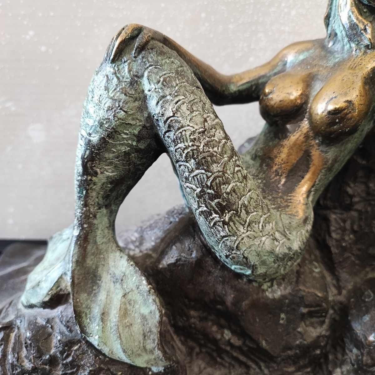 Patinated Bronze Sculpture Max Hamlet, The Song Of The Sirens Year 1992 photo Art