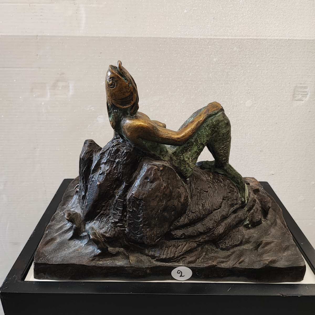 photo furniture Patinated Bronze Sculpture Max Hamlet, The Song Of The Sirens Year 1992